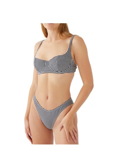 Good American Balconette Bikini Üstü Siyah
