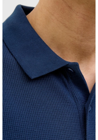 Jack & Jones Jjeaustın Erkek Kısa Kollu Polo Yaka Tişört Lacivert
