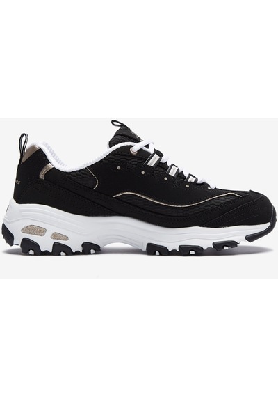 Skechers D'Lites Copper Divine Kadın Siyah Sneakers 13145 Bkrg Siyah Skechers D'Lites Copper Divine Kadın Siyah Sneakers 13145 Bkrg Siyah