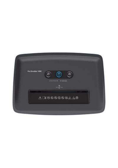 HP Pro Shredder 10MC Evrak İmha Makinesi/Kağıt Kırpma Makinesi - Mikro kesim-2x15mm-20lt