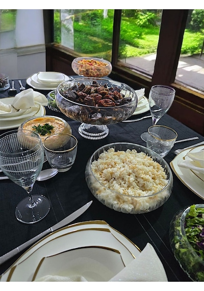 Kesme Kristal Yuvarlak Ayaklı Sunumluk Kase 24 Cm Salata Sunum Kasesi
