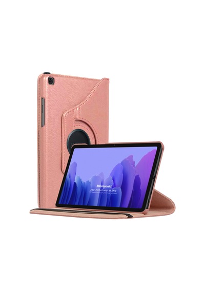 Microsonic Samsung Uyumlu Galaxy Tab A7 T500 Kılıf 360 Rotating Stand Deri