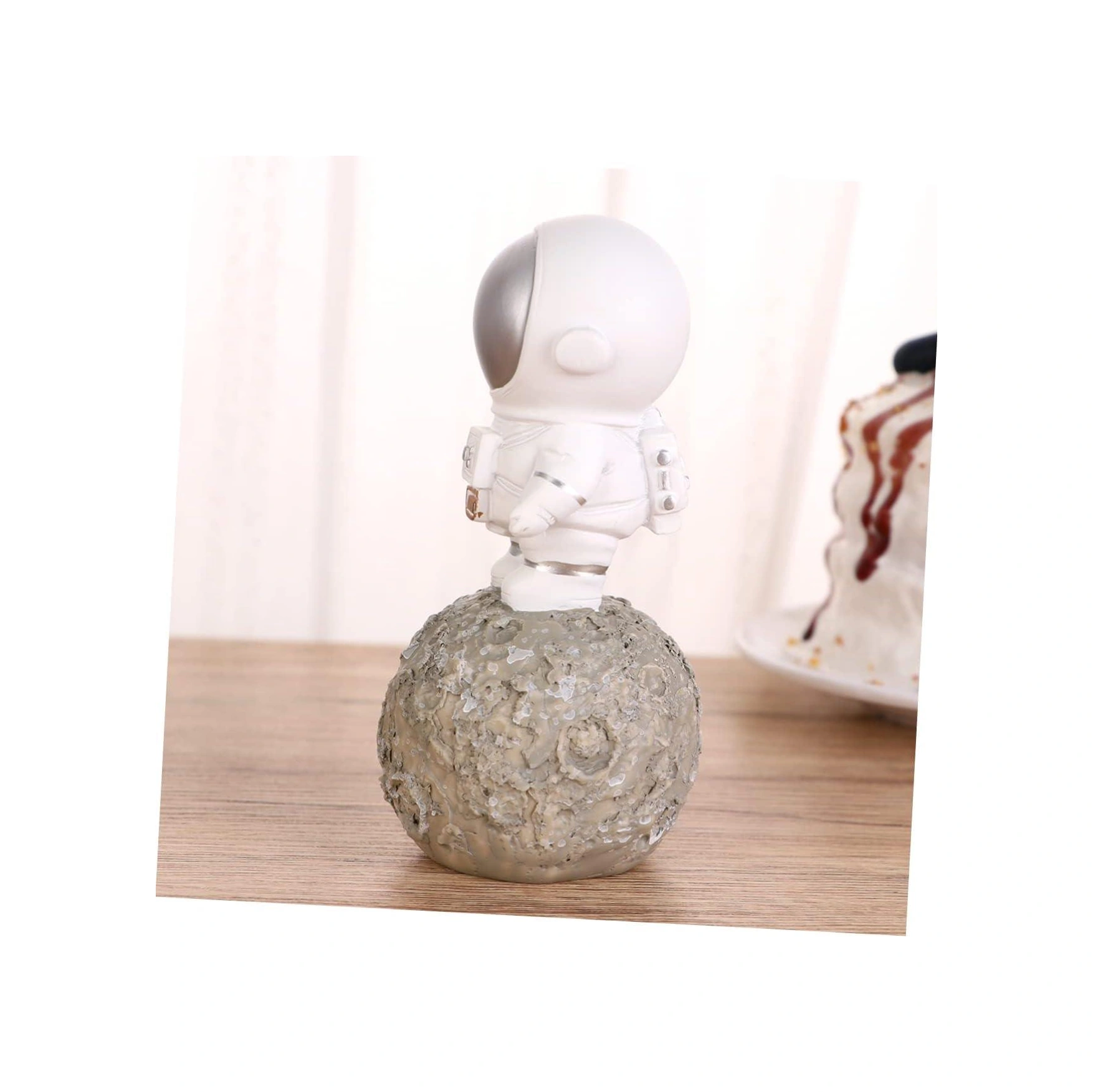 Lüks Modern Astronot Figür Biblo 12 Cm Ev Ofis Masa Süsü Dekoratif Uzay Temalı Hediyelik Heykel