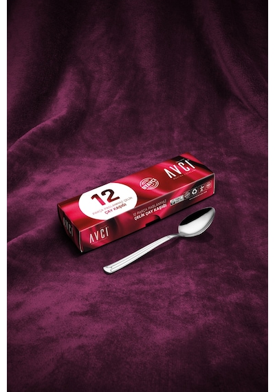 Avcı Yakamoz 12 Adet Çay Kaşığı