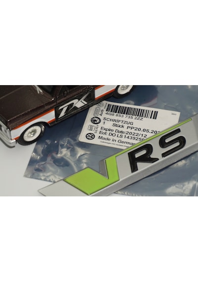 Dk Tuning Skoda Vrs Bagaj Yeni Versiyon Yeşil Gri Logo Arma Amblem Bagaj Arma