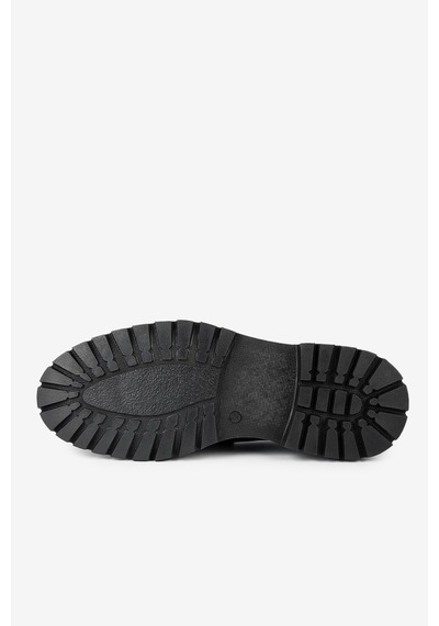 Lofer Erkek Deri Eva Tabanlı Bantlı Klasik Loafer Siyah Lfr-f083-3 Derı