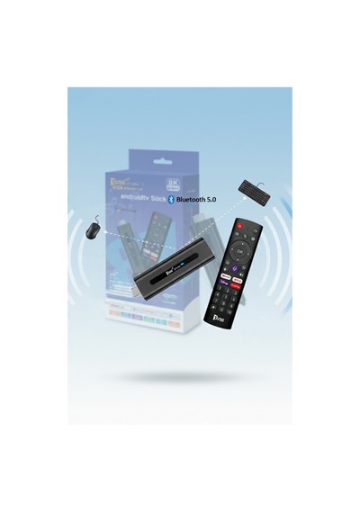 Tv Android 14.0 Tv Stick 4k Ultra Hd Dual Wifi Bluetooth Akıllı Tv Dönüştürücü