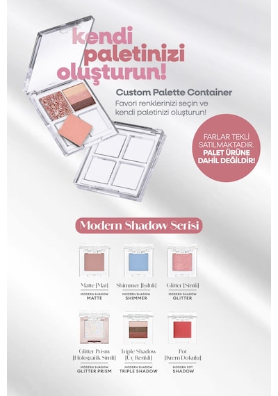 Yumuşak Dokulu, Dökülme Yapmayan 3 Renkli Göz Farı Triple Shadow No.6 Marsala Red 6