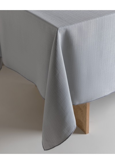 Madame Coco Nostang Masa Örtüsü - Gri - 145x250 Cm 8684427303498 Çok Renkli