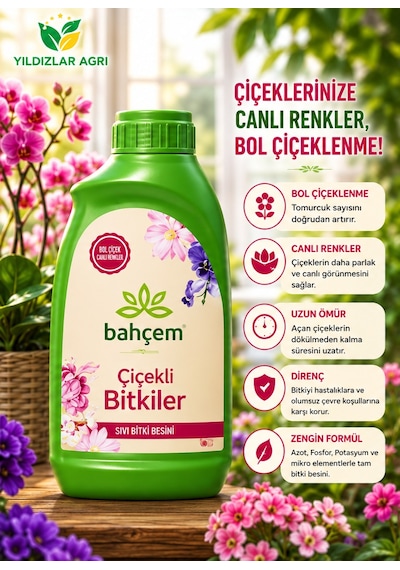 Gübretaş Bahçem Çiçekli Bitkiler 500cc 500 CC