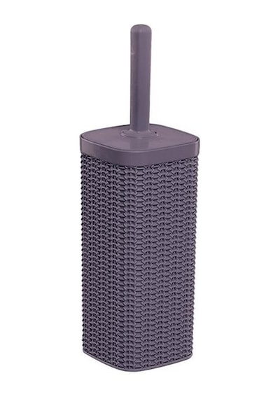 Rattan Wc Klozet Temizleme Fırçası - Antrasit Renkli