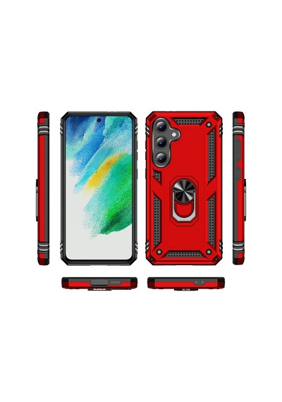 Galaxy S24 Fe Kılıf Zore Vega Kapak Siyah