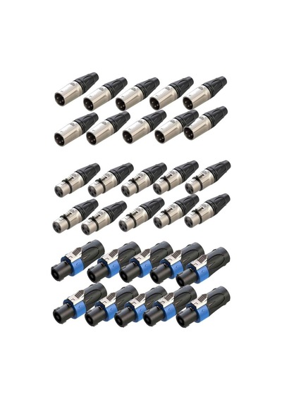 Lastvoice Connection Paket-3 Jak Xlr Speakon Konnektör Paketi