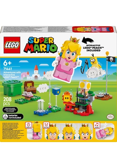 LEGO® Super Mario™ 71441 İnteraktif LEGO® Peach™ ile Maceralar 71441 - 6+ Oyuncak Yapım Seti (208P)