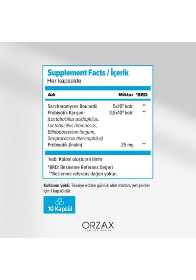 Ocean Bigflor Probiyotik 10 Kapsül