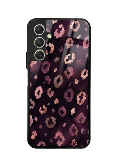 Galaxy Uyumlu A54 Kılıf Kamera Lens Korumalı Desenli Silikon Üstün Koruma Pazarplus Pembe Kalp