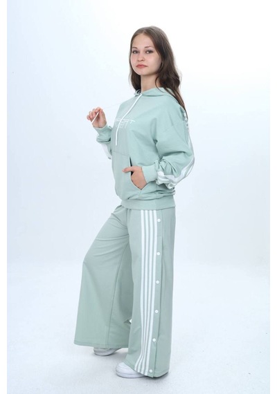 Unisex Çocuk %100 Pamuk Kapüşonlu Ve Çıtçıtşı Oversize Alt&üst Trend Eşofman Takımı-302-eşt-0008 Su Yeşil Unisex Çocuk %100 Pamuk Kapüşonlu Ve Çıtçıtşı Oversize Alt&üst Trend Eşofman Takımı-302-eşt-0008 Su Yeşil