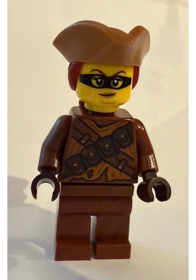 Orjinal Lego Minifigür Western Thief Girl