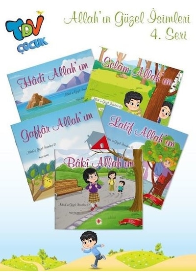 Allah'ın Güzel İsimleri 4.Seri - 5 Kitap Takım - Ayşe Adan - Türkiye Diyanet Vakfı Yayınları