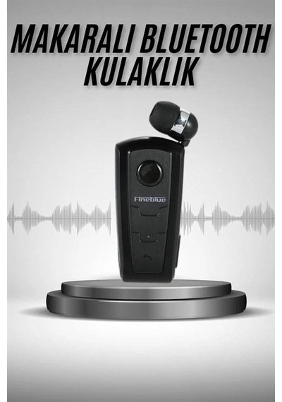 Mey İthalat Makaralı Bluetooth Kulakiçi Yaka Kulaklığı Kablosuz Kulaklık Diğer