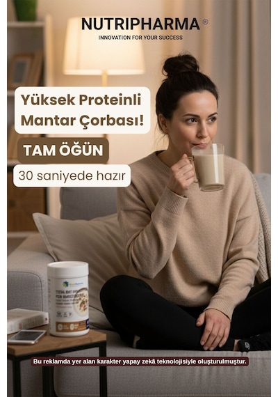 Whey Proteinli Çorba Öğün Tozu Bariatrik Diyet Protein Tozu, 600g Diğer