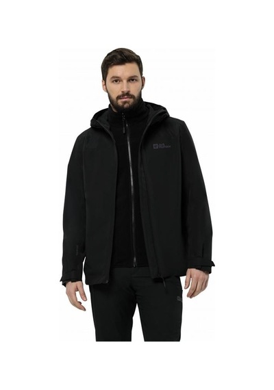 Jack Wolfskin Taubenberg 3in1 Jkt M Erkek Ceket-6001 Siyah