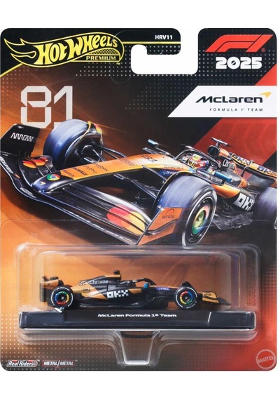 Hot Wheels Premium Formula 1 Yarış Arabası Mclaren Formula 1 Team 81 Hrv11-jkd81