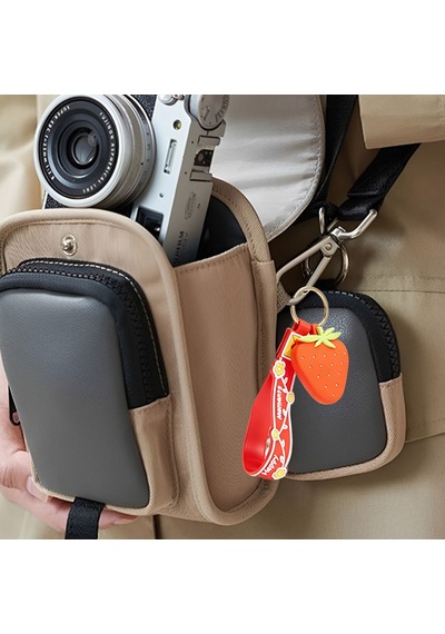 Micflip K07 Silikon Anahtarlık Ve P23 Akıllı Takip Cihazı Seti Kırmızı