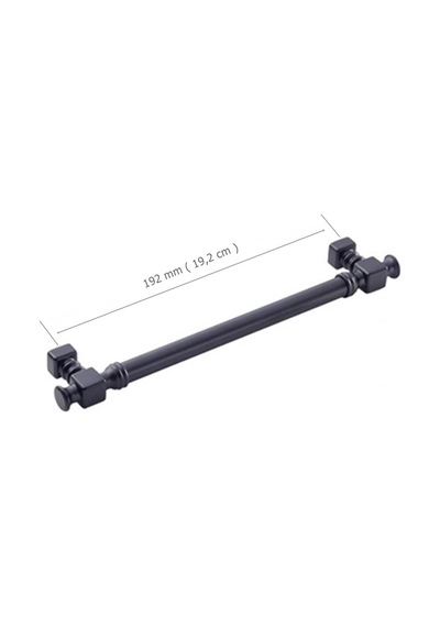 5 Adet Doğanlar Dragon 192 Mm Mobilya Kulp Mat Siyah