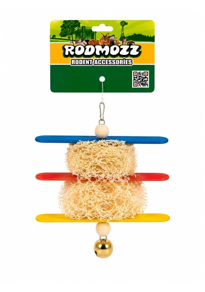 Rodmozz Premium Kabak Lifli Tahta Çubuklu Kemirgen Oyuncağı