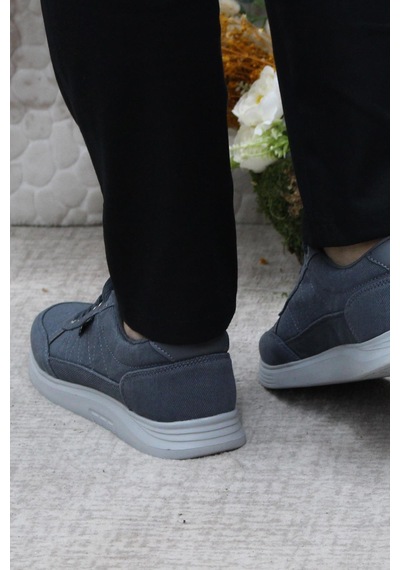 Fort Dks 2038 Füme Hafif Rahat Keten Sneaker Erkek Ayakkabı 001