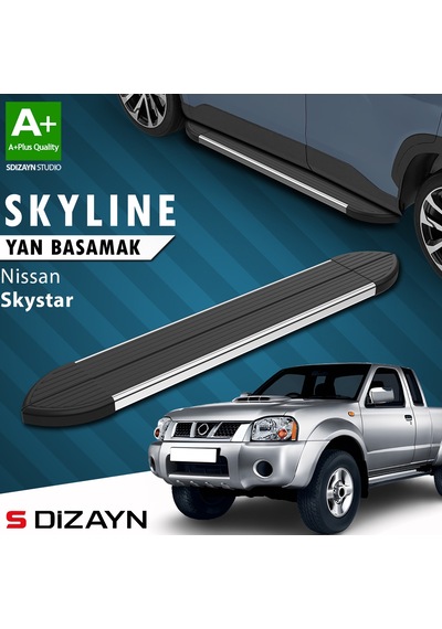 S-dizayn Nissan Skystar Skyline Krom Yan Basamak 193 Cm 1996-2006 A+ Kalite