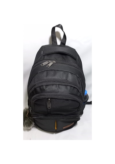 Rowan Unısex Siyah Okul Sırt Çantası 44*34*22 Cm