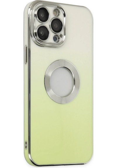 Ilkeshop Newface Apple iPhone Uyumlu 13 Pro Kılıf Best Silikon - Yeşil