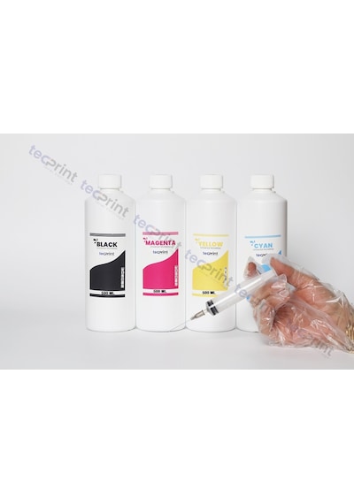 Tecprint Canon G1400 500 Ml Cmyk Uyumlu Mürekkep Seti +enjektör+eldiven