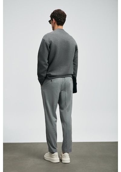 Lufian Erkek Oracle Sweatshirt 112030178 Antrasit Antrasit
