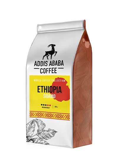 Addis Ababa Coffee Dünya Kahveleri Sidamo Çekirdek Kahve 250 G