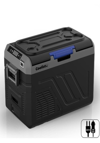 Coolist Clk25 12-24 V 25 Lt Kompresörlü Araç Buzdolabı Antrasit - Siyah
