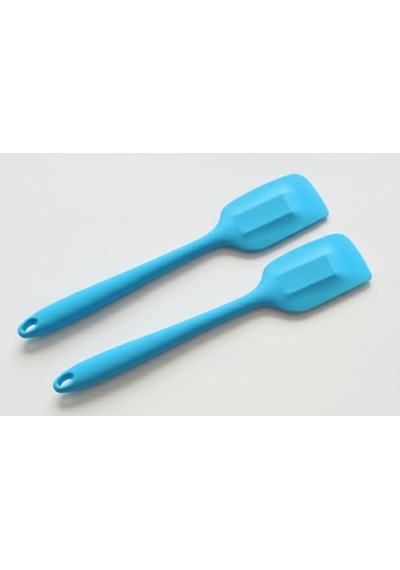 Tr Silikon Spatula Ve Sıyırıcı, Tek Parça Tasarım 2, Mavi Diğer
