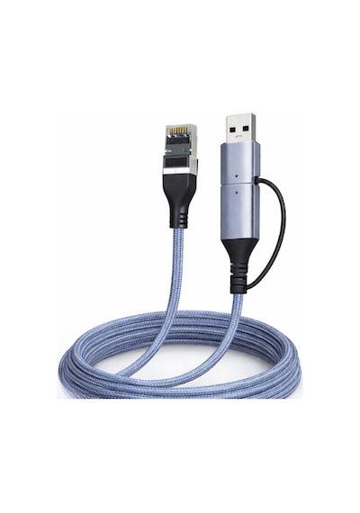 Usb 3.0 Type-c 2 In 1 Gigabit Ethernet Adapter Zr1159 66496912