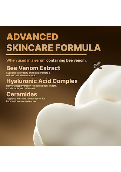 Tr Bee Venom Yüz Serumu 30 Ml - Hyalüronik Asit Ve Seramid İçeren Nemlendirici, Daha Pürüzsüz Ve Sıkı Görünü