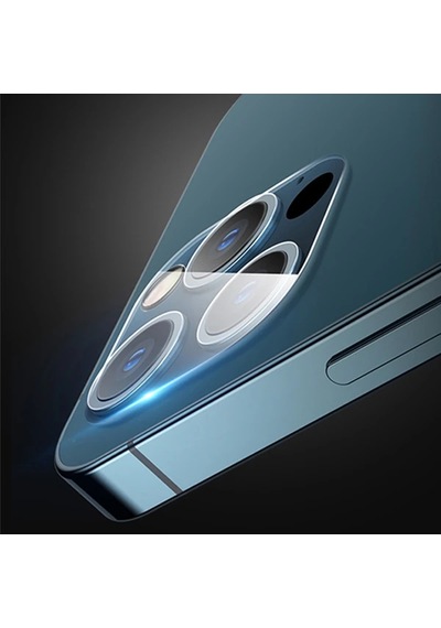 Apple     Uyumlu iPhone 12 Pro Max 6.7 Hat-prince 9h 3d Full Tempered Cam Kamera Koruyucu- 5775