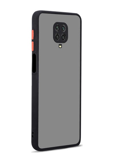 Xiaomi Redmi Note 9s Kılıf Zore Hux Kapak Siyah