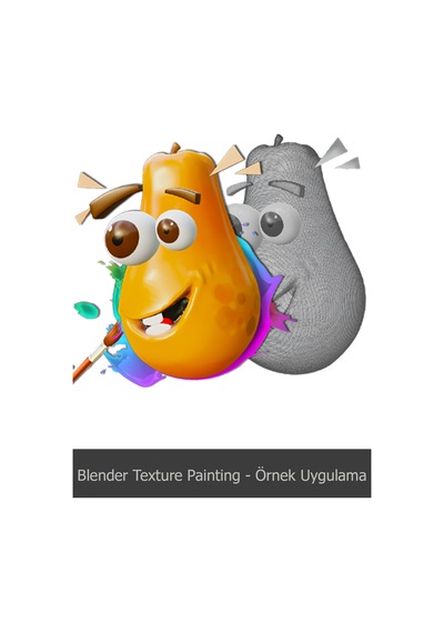 Blender Texture Painting Video Ders Eğitim Seti