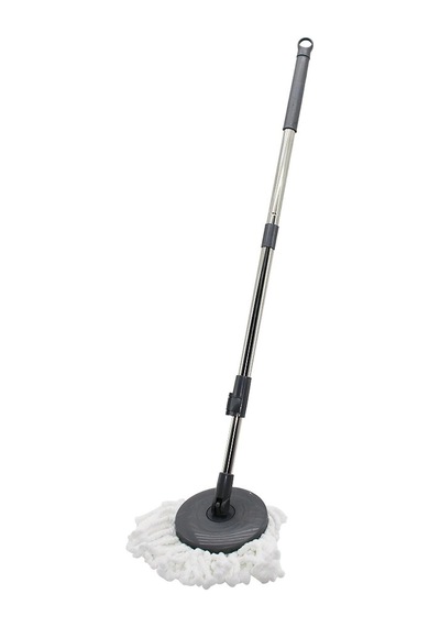 Eco 360 Derece Otomatik Mikrofiber Mop Yedek Seti Sap + Mop Bx40 000 Açık Krem