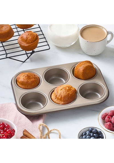 Karaca Mocca 6'lı Muffin Kalıbı Mokka