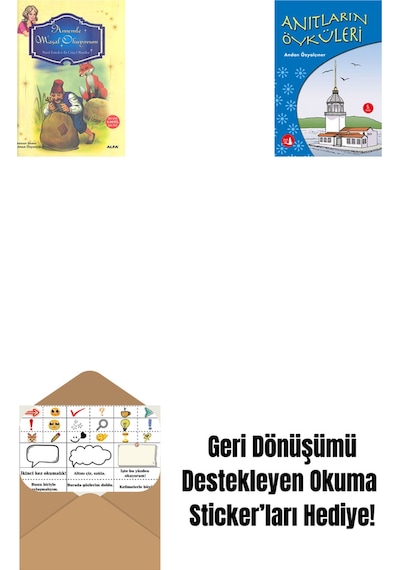 Annemle Masal Okuyorum Ciltli + Anıtların Öyküleri + Okuma Sticker'ları