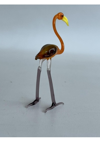 El Yapımı Murano Cam Flamingo Biblo A33-02