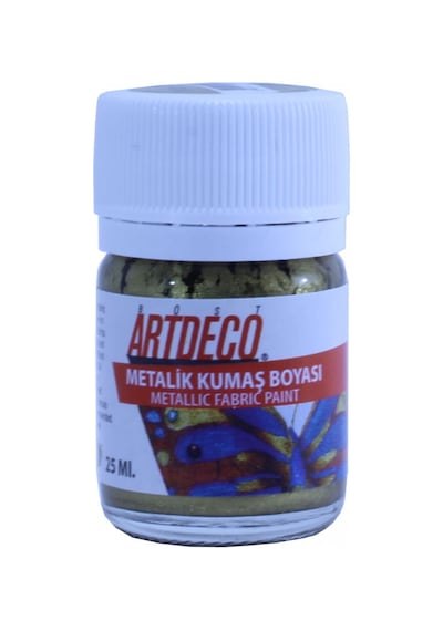 Artdeco Metalik Kumaş Boyası 221 Altın Yaldız