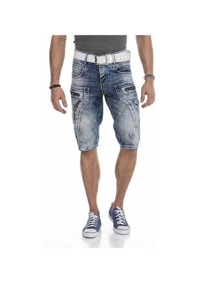 Cipo & Baxx Ck101 Erkek Denim Kapri 001